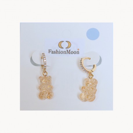 Gold Color Studded Earrings